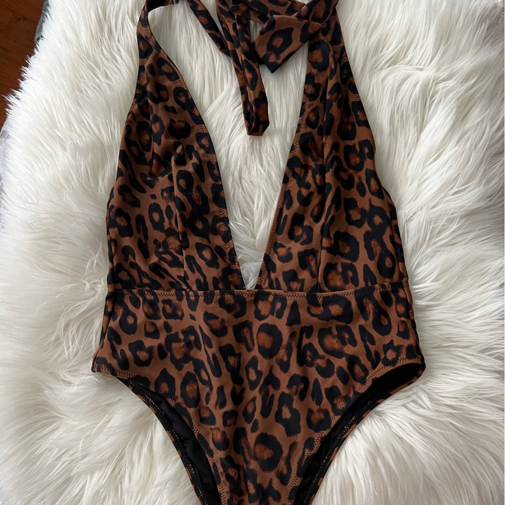 Cheetah Kendall + Kylie One-piece